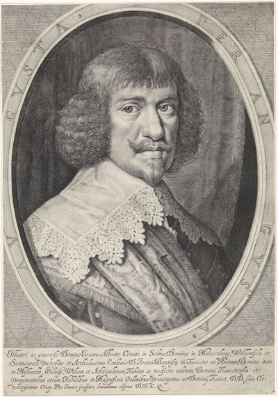 Johan Albert van Solms 1599-1648 door Crispijn van de Passe